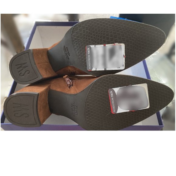 New STUART WEITZMAN Notazzie Suede Bootie - Picture 10 of 10